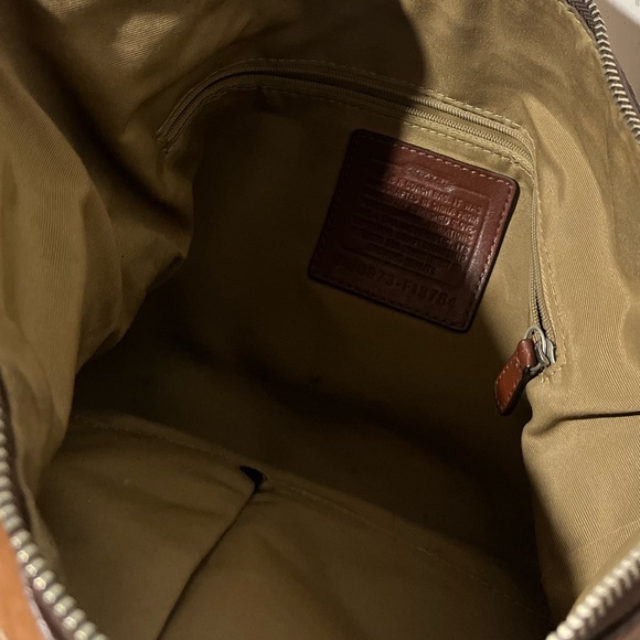 COACH Leather Soho Pleated Hobo Purse Bag - Picture 3 of 3